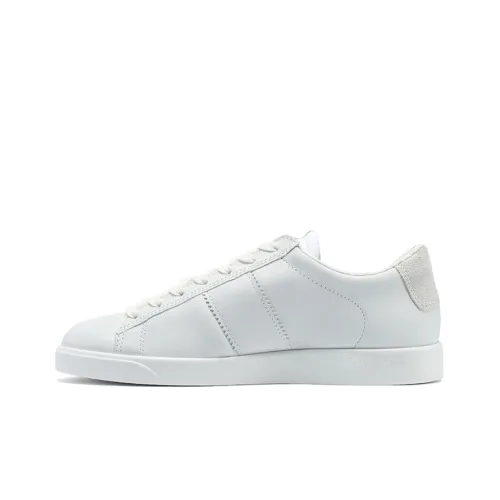 Ecco Street Light Series Skateboard Shoes Women's Low-Top White