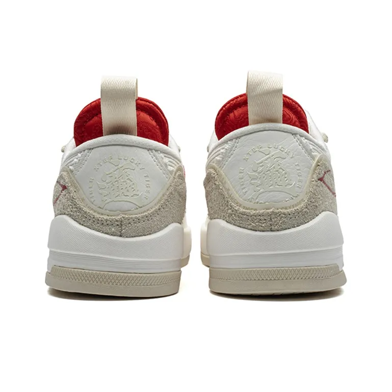 XTEP Donglaiye Wear-Resistant Low-Top Skateboard Shoes Women's White-2