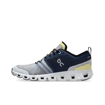 On Cloud X 1 Breathable Cushioning Low Top Running Shoes Men's Denim Blue White