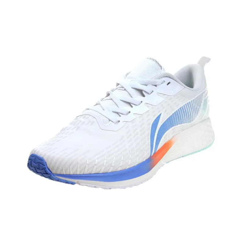 LiNing Red Hare 4 Cushioning Anti Slip And Wear Resistant Low Top Running Shoes Men's White-2
