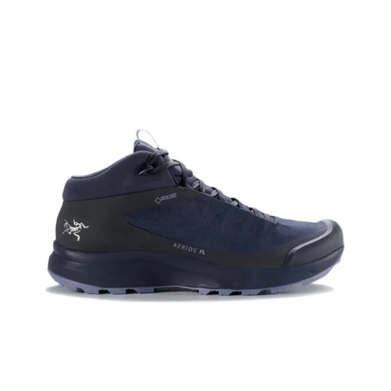 Arcteryx Aerios Fl Cushioning Anti Slip And Wear Resistant Mid Top Hiking Trekking Shoes Women's Black Blue-1
