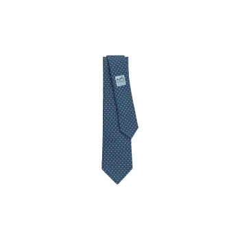HERMES Ulysse Ties Men Blue