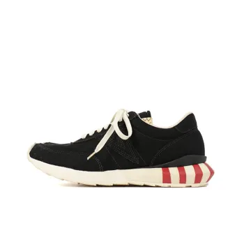 Visvim Attica Wear-Resistant Low-Top Sports Casual Shoes Men's Black