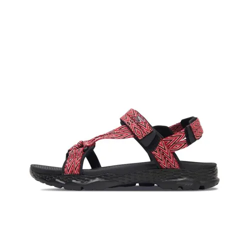 Skechers Go Walk Outdoor Beach Sandals Women's Black/Red