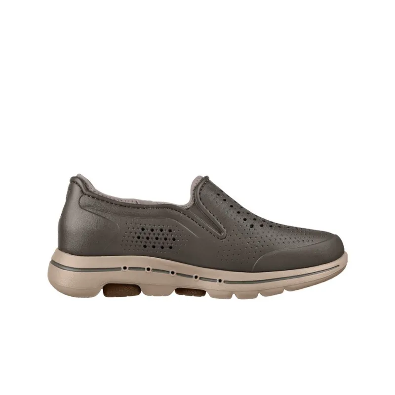 Skechers Go Walk 5 Casual Shoes Men Low Top Brown-1