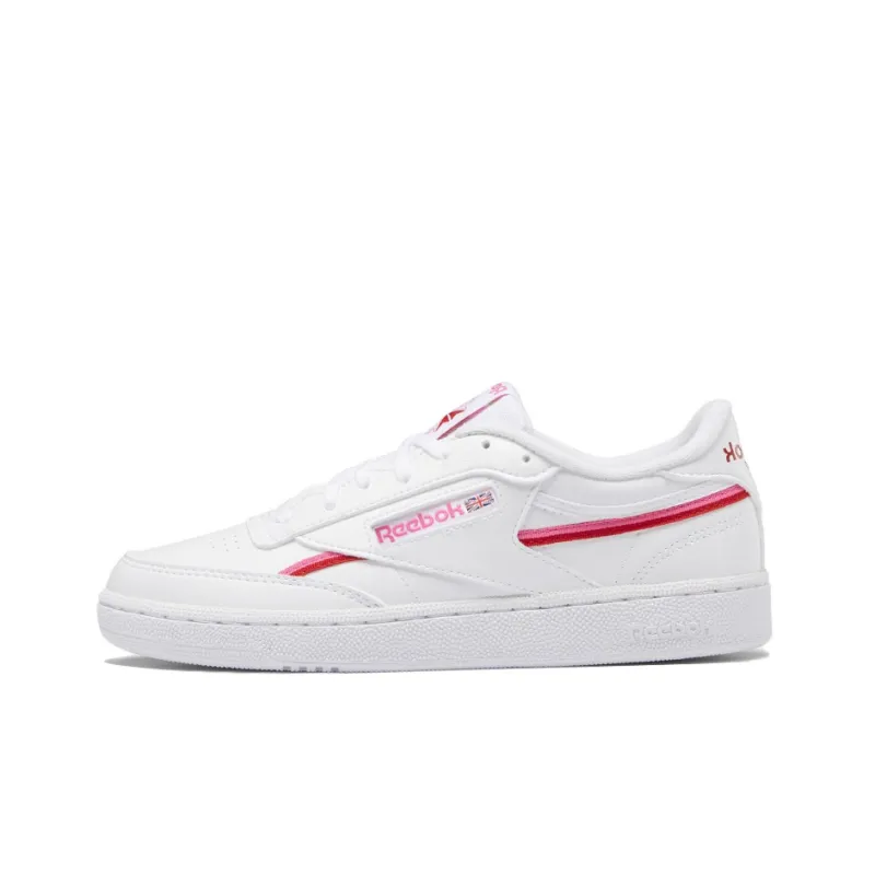 Reebok Club C 85 Vegan White Atomic Pink Women's-0