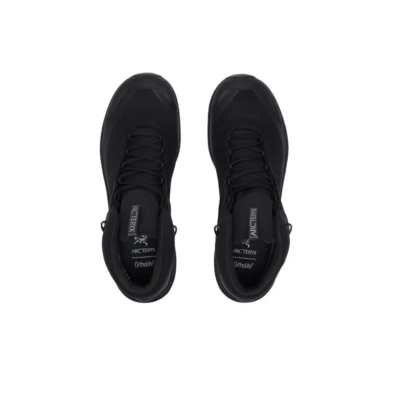 Arcteryx Aerios Fl Cushioning Anti-Slip And Wear-Resistant Mid-Top Running Shoes Men's Black-3
