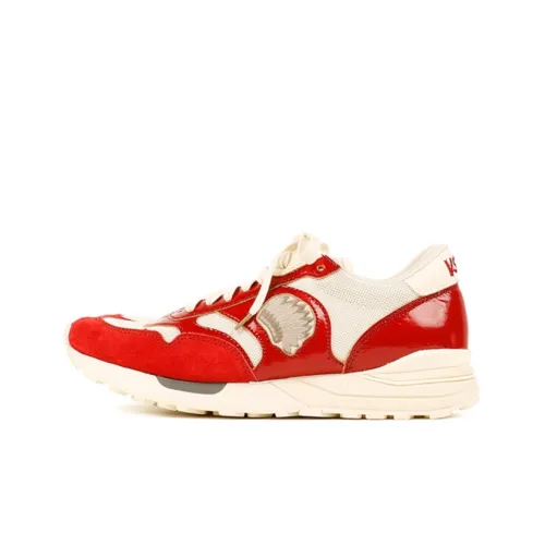 Visvim Roland Jogger Casual Shoes Men Low-Top Red