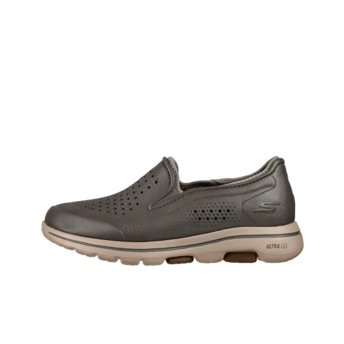 Skechers Go Walk 5 Casual Shoes Men Low Top Brown