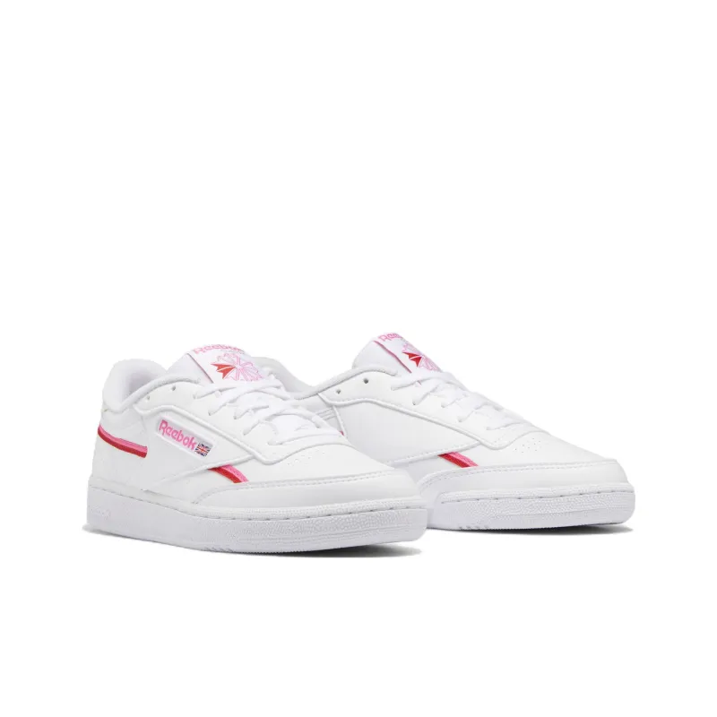 Reebok Club C 85 Vegan White Atomic Pink Women's-2