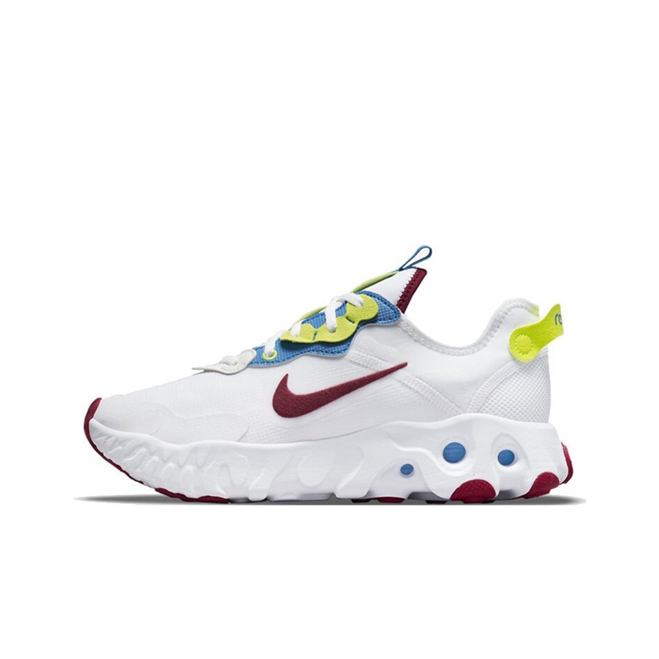 Nike Women s React Art3mis White Rush Maroon Volt POIZON