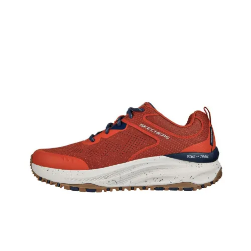 Skechers D'lux Trail Running Shoes Men Low-Top Orange