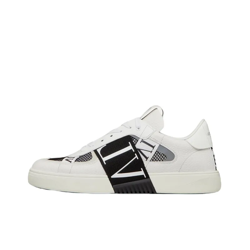 Valentino VL7N Low Top White Black Mesh-0