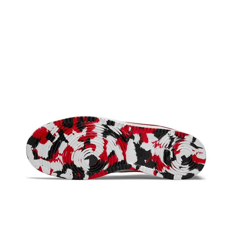 Nike Court Vision Low Swoosh Print Red-5