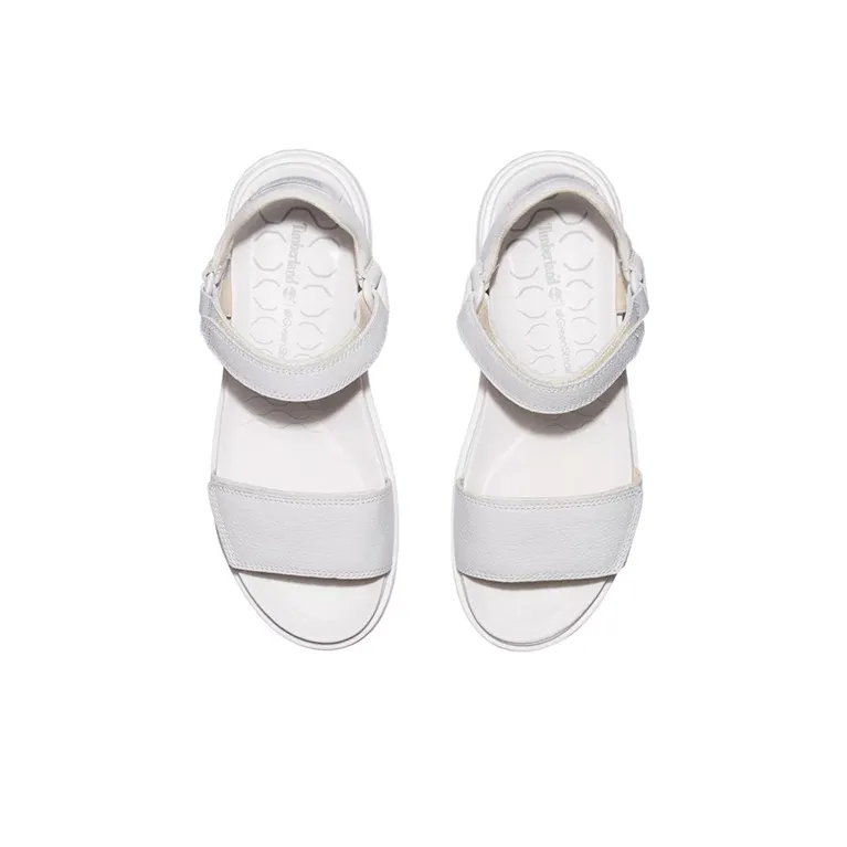 Timberland Ray City Ankle Strap Sandal 'White' Women's-3