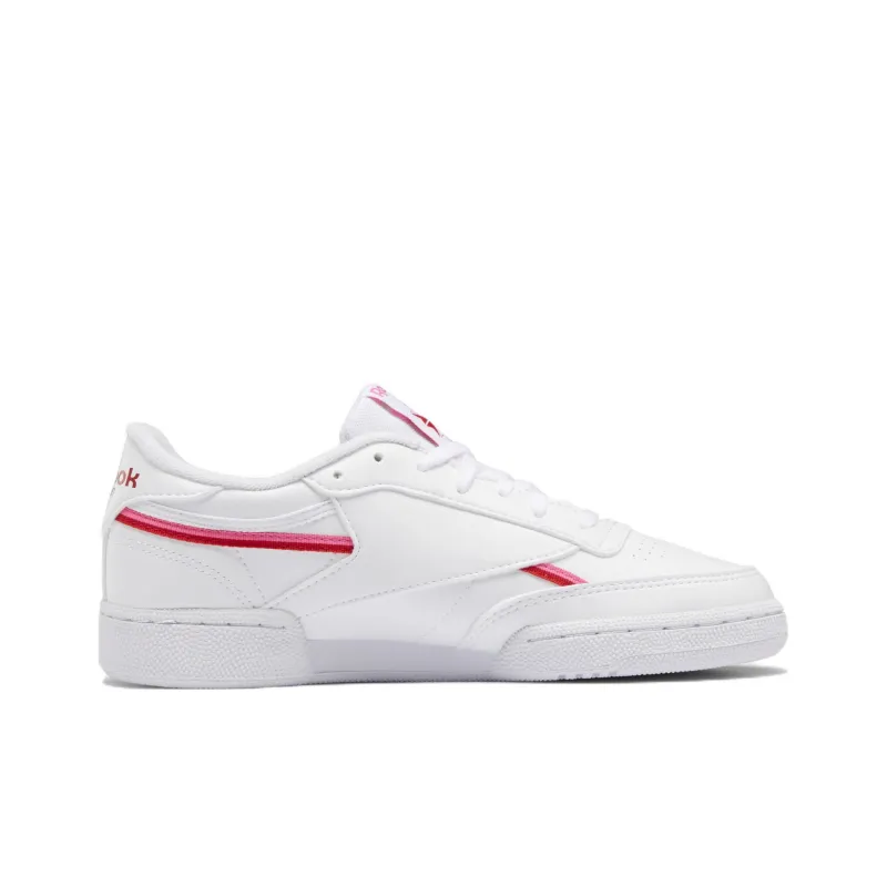 Reebok Club C 85 Vegan White Atomic Pink Women's-1