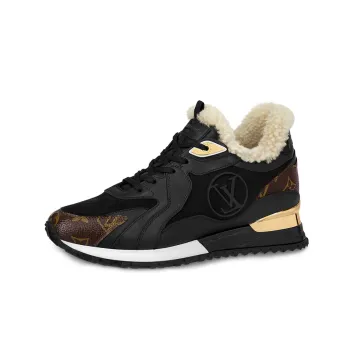 LOUIS VUITTON Run Away Low Top Casual Shoes Women's Brown