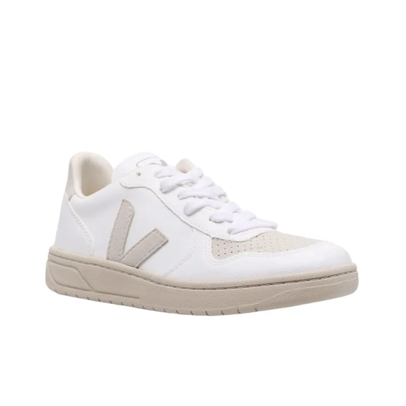 VEJA V 10 Cwl Lace Up 'White Natural Grey'-2