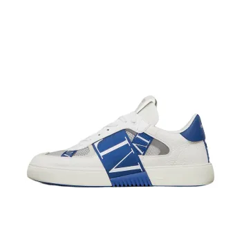Valentino VL7N Low Top Stylish Skateboarding Shoes Men's White Blue