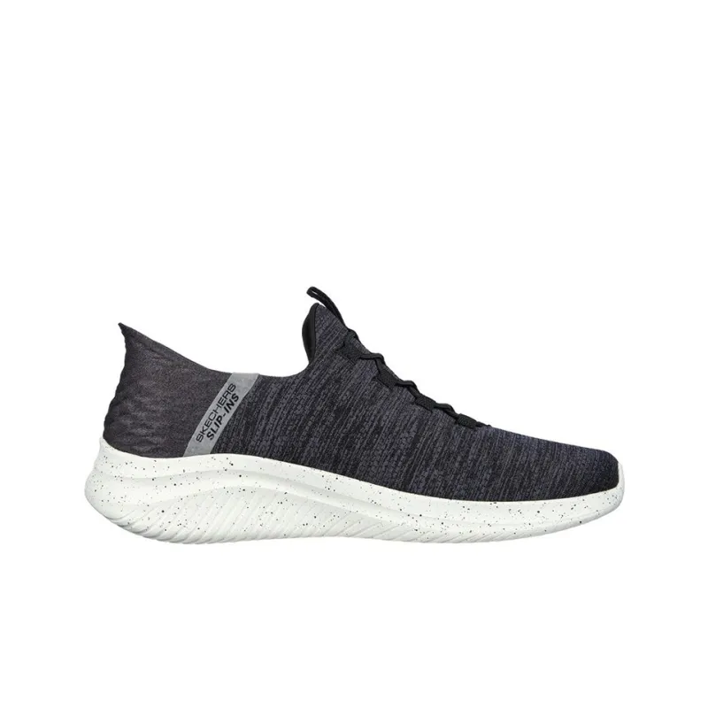 Skechers Ultra Flex 3.0 Shock Absorbers Slip Resistant, Abrasion Resistant, Breathable Low Top Casual Shoes Men's Black-1
