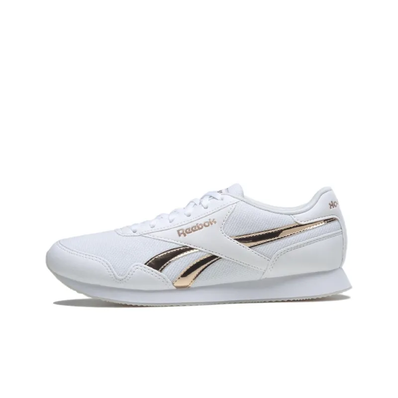 Reebok Classic Jogger 3 Wear-Resistant Low-Top Running Shoes Women's White Gold-0