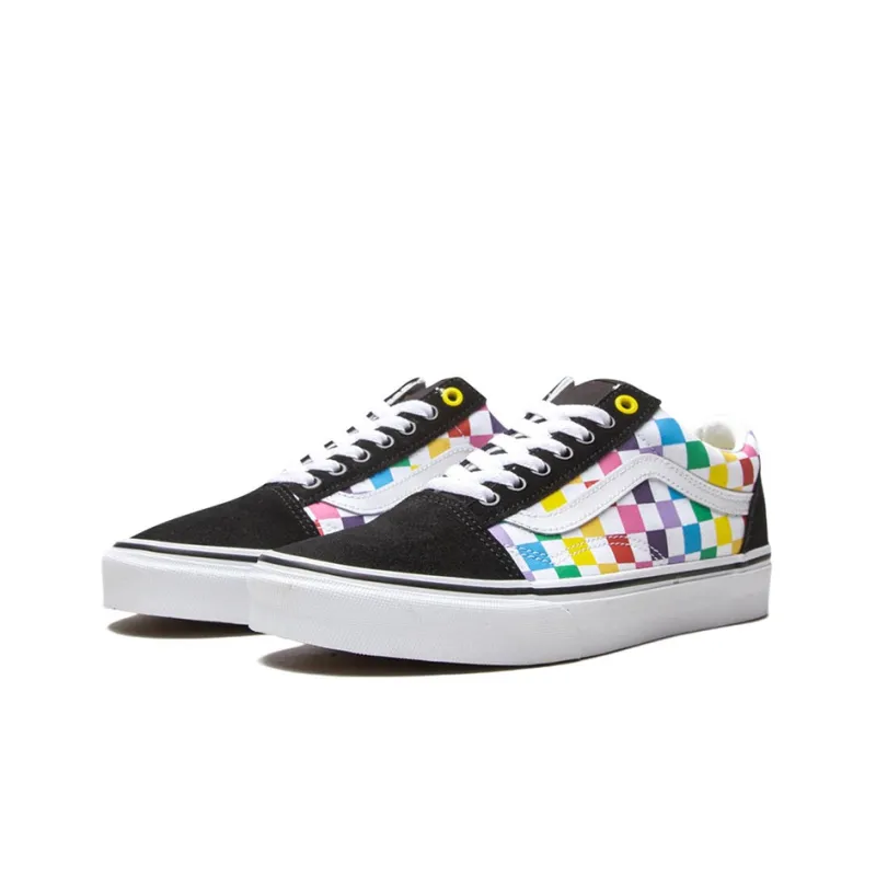 Vans Old Skool Rainbow Checkerboard-1