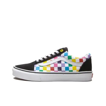 Vans Old Skool Rainbow Checkerboard