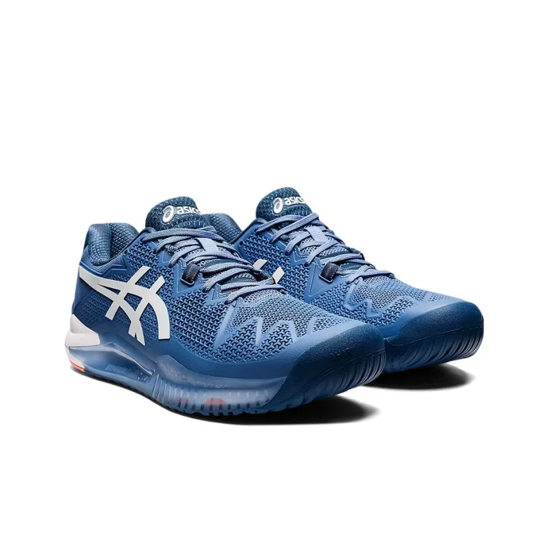 Asics Gel Resolution 8 2E Wide 'Blue Harmony'-2