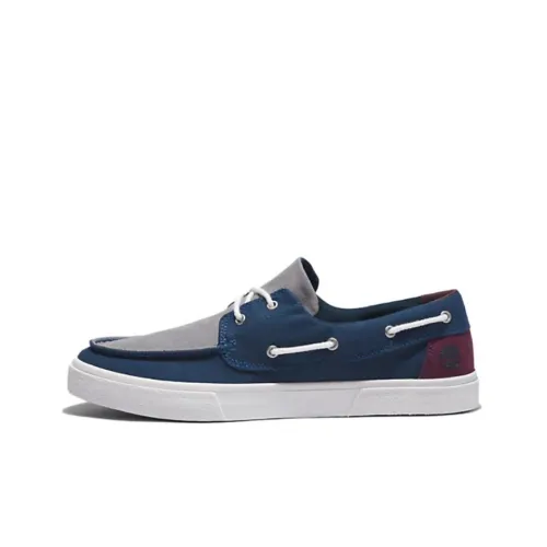 Timberland Union Wharf 2.0 Ek+ Wear-resistant And Lightweight Low-Top Skateboard Shoes Men's Gray Blue
