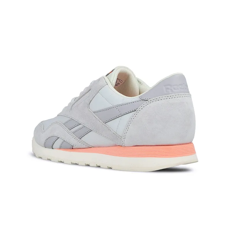 Reebok Classic Nylon Running Shoes Men Low Top Dark Gray-3