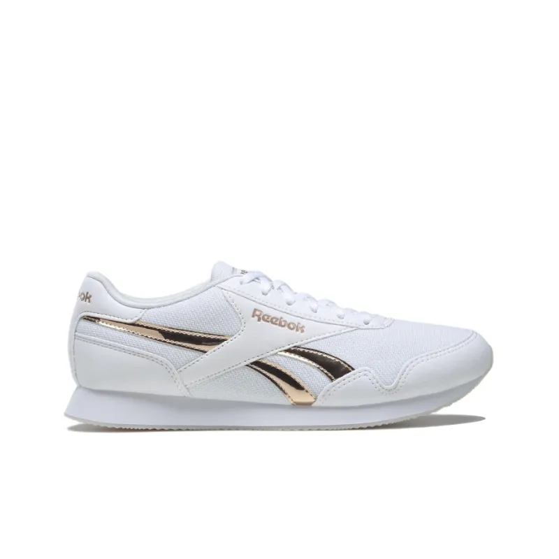Reebok Classic Jogger 3 Wear-Resistant Low-Top Running Shoes Women's White Gold-1