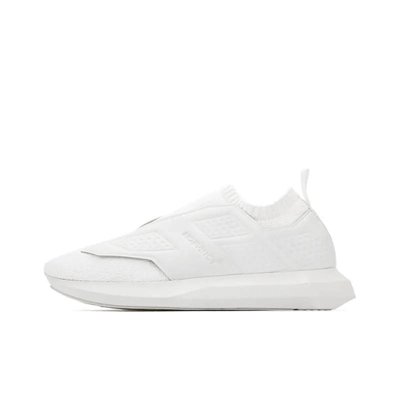 NORVINCY Walking Soft Sole Lightweight Commute White Sneakers Unisex-0