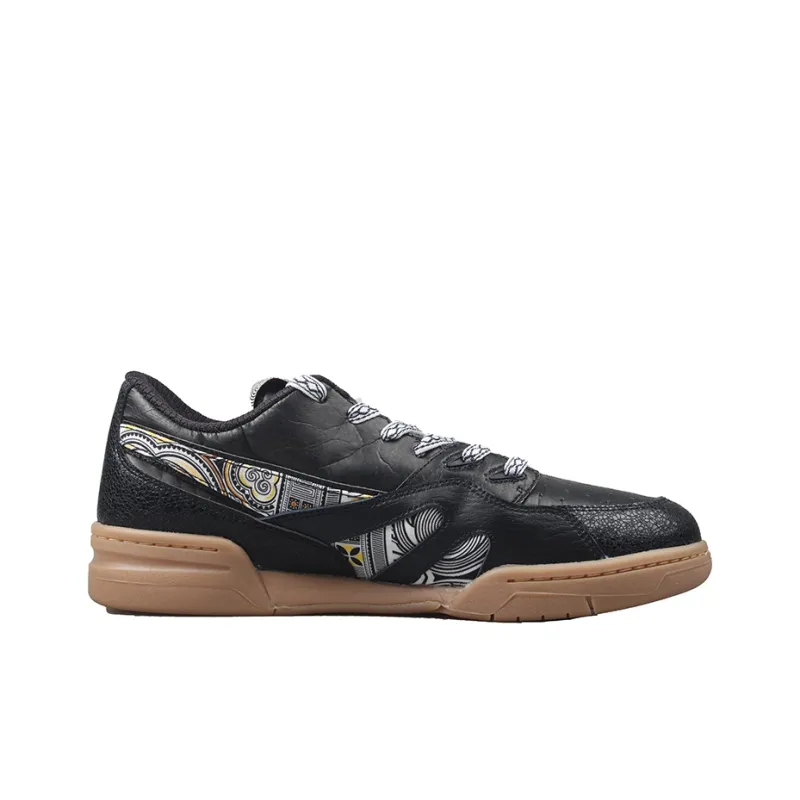 LiNing 937 Deluxe Low Lightweight And Breathable Low Top Skateboard Shoes Men's Black Brown-1