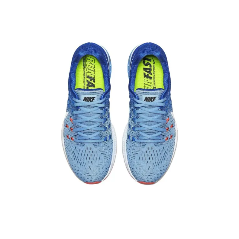 Nike Zoom Structure 19 Cushioning Anti-Slip And Wear-Resistant Low-Top Running Shoes Women's Blue-3