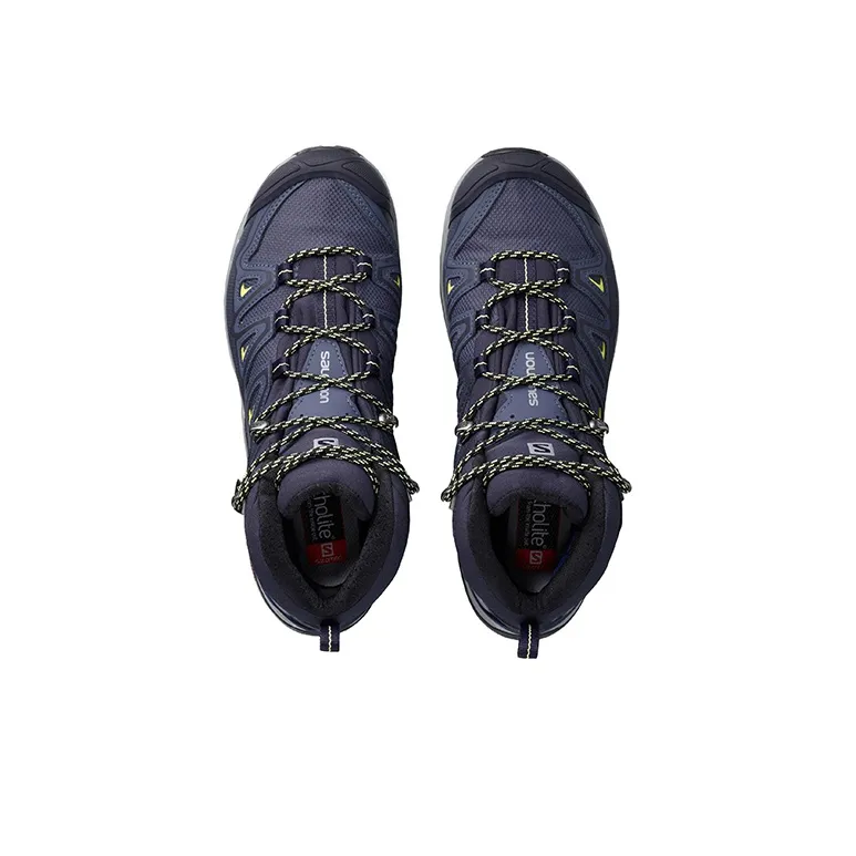 SALOMON X Ultra 3 Mid Gore Te Abrasion Resistant High Top Hiking Shoes Women's Blue-3