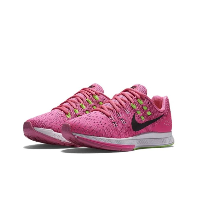 Nike Zoom Structure 19 Cushioning Anti Slip And Wear Resistant Low Top Running Shoes Women's Pink-2