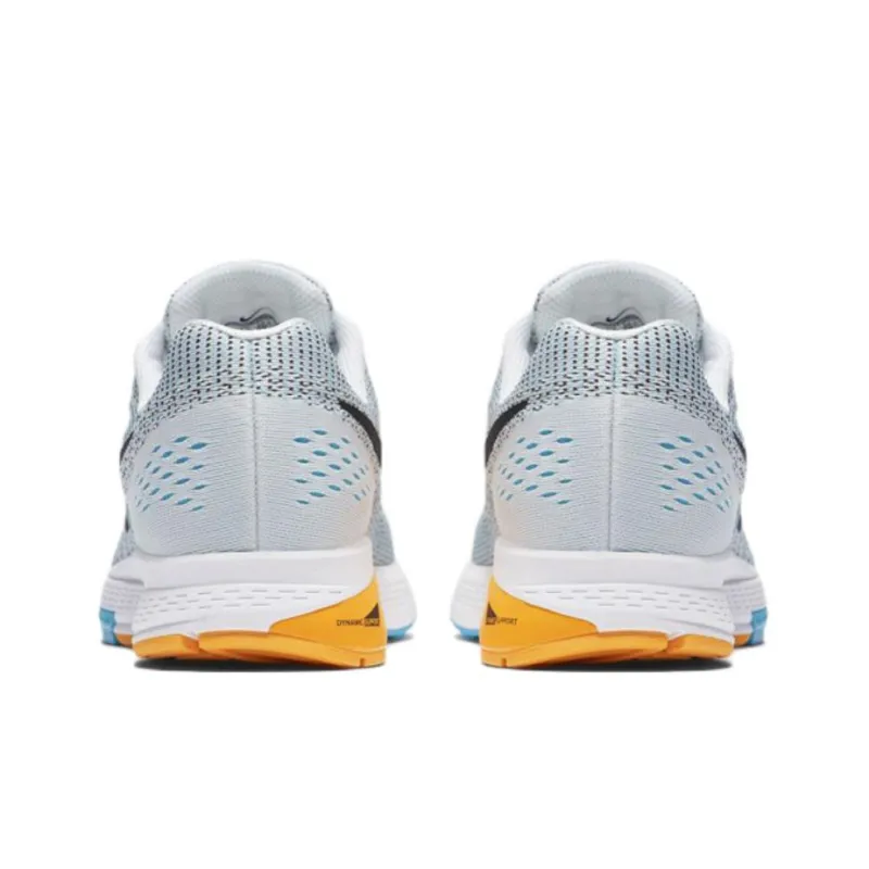 Nike Zoom Structure 19 Cushioning Anti-Slip And Wear-Resistant Low-Top Running Shoes Women's White Blue-2