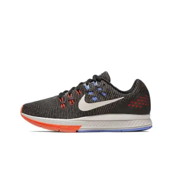 Nike Zoom Structure 19 Cushioning Anti-Slip And Wear-Resistant Low-Top Running Shoes Women's Brown Yellow