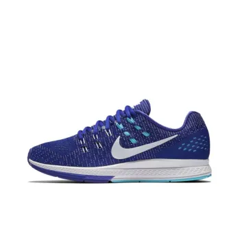 Nike Zoom Structure 19 Cushioning Anti-Slip And Wear-Resistant Low-Top Running Shoes Women's Blue White