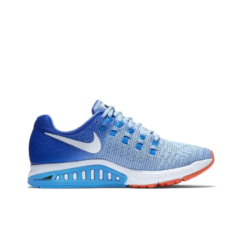 Nike Zoom Structure 19 Cushioning Anti-Slip And Wear-Resistant Low-Top Running Shoes Women's Blue-1