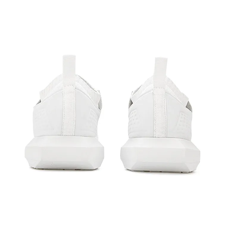 NORVINCY Walking Soft Sole Lightweight Commute White Sneakers Unisex-3