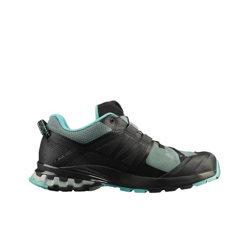SALOMON XA Pro 3D V8 Wear-Resistant Low-Top Running Shoes Women's Black Blue-1