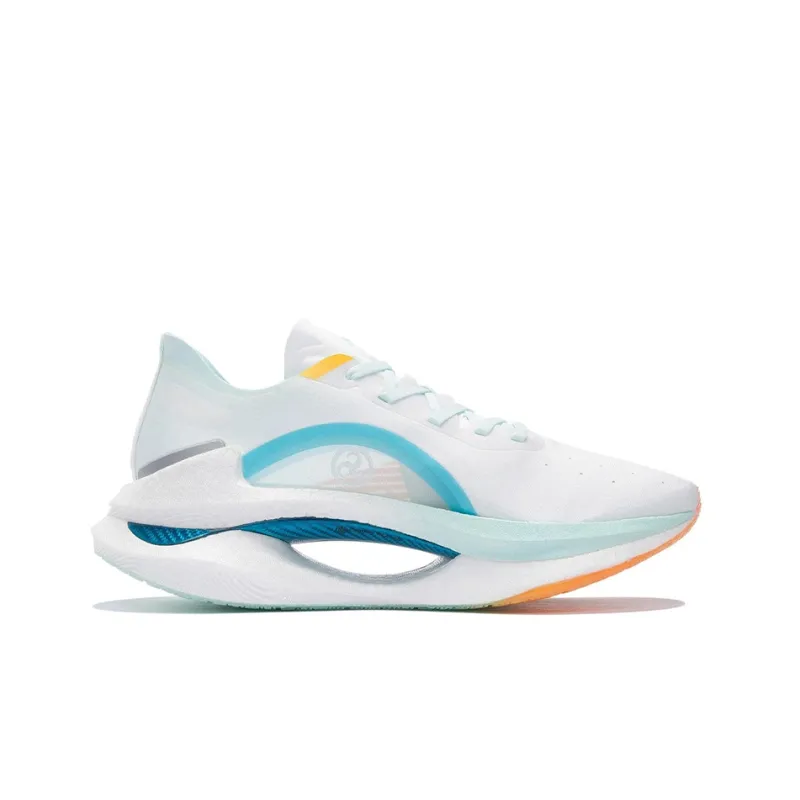 LiNing Jueying 䨻 Cushioning Anti Slip And Wear Resistant Low Top Running Shoes White Blue-1