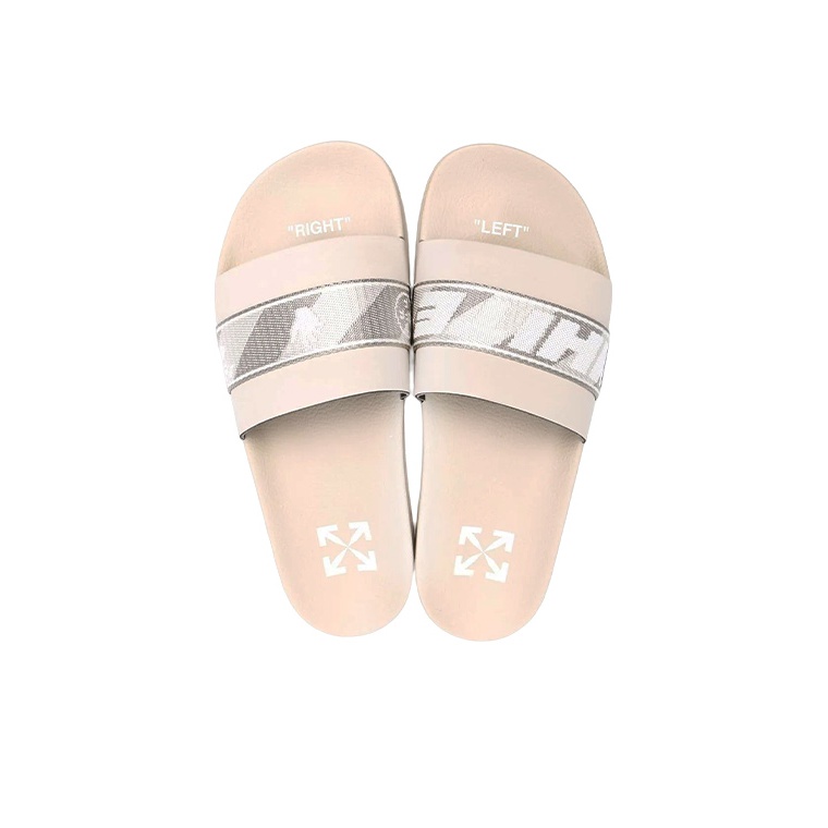 OFF WHITE Industrial Slides Beige POIZON