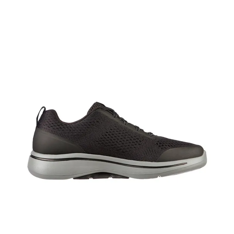 Skechers Go Walk Arch Fit Idyllic Cushioning Anti-Slip Wear-Resistant Breathability Low-Top Casual Shoes Men's Black-1