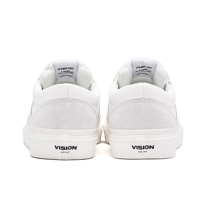 Vision Street Wear Stick Low Top Skateboard Shoes Unisex Ivory White-4