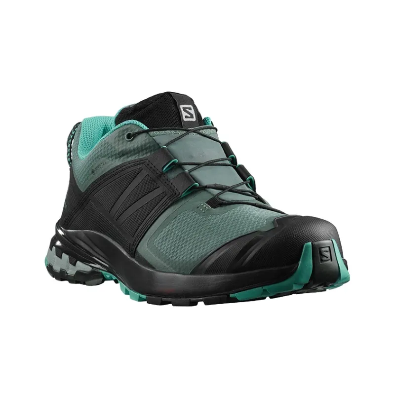 SALOMON XA Pro 3D V8 Wear-Resistant Low-Top Running Shoes Women's Black Blue-2