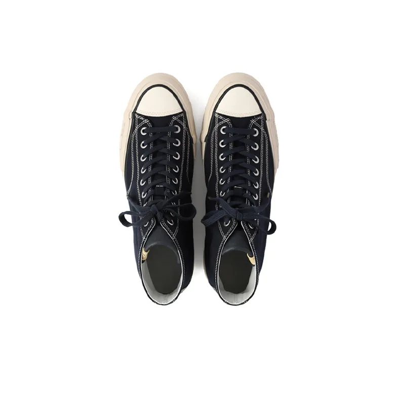 Visvim Skagway Hi Patten Stylish Skateboarding Shoes Men's Marine Blue-1