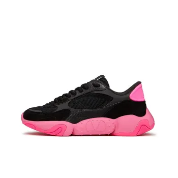 Valentino Bubbleback Sneaker 'Black Pink'