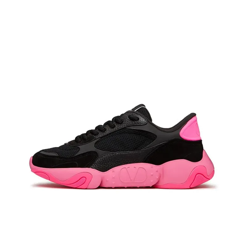 Valentino Bubbleback Sneaker 'Black Pink'-0